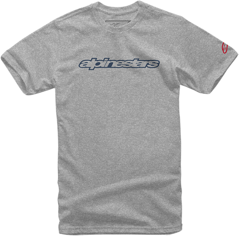 ALPINESTARS Wordmark T-Shirt - Gray/Navy - XL 1036720151713XL