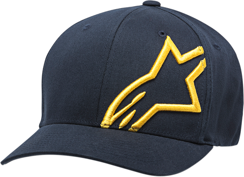ALPINESTARS Corp Shift 2 Hat - Navy/Gold - Small/Medium 1032810087059SM