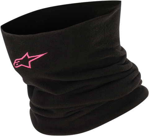ALPINESTARS Neckwarmer - Black/Pink 4758614-1039