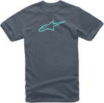 ALPINESTARS Ageless II T-Shirt - Navy/Turquoise - XL 1037720227776XL