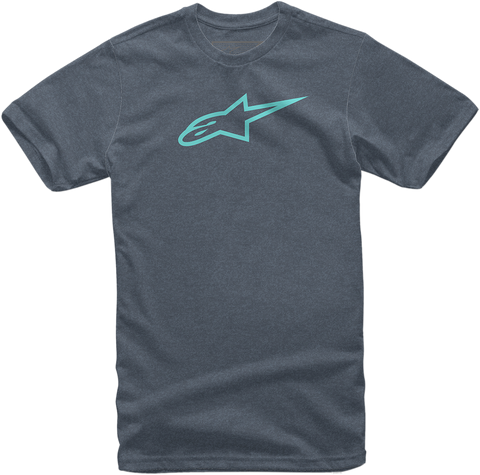 ALPINESTARS Ageless II T-Shirt - Navy/Turquoise - Medium 103772022-7776M