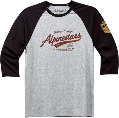 ALPINESTARS Script T-Shirt - Black/Gray - Large 1230715051028L