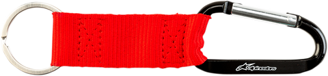 ALPINESTARS Key Fob - Snap Hook - Red 1119-94000-30