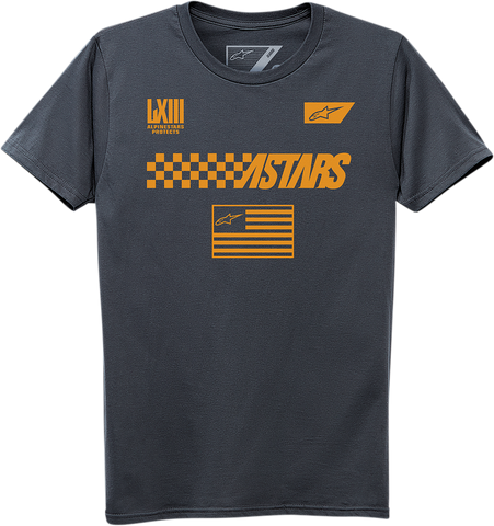 ALPINESTARS Front T-Shirt - Charcoal - Large 12307211118L