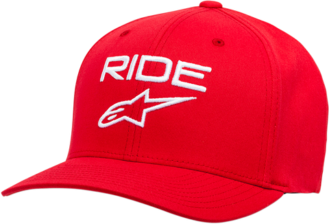 ALPINESTARS Ride 2.0 Hat - Red/White - Large/XL 1019811143020LX