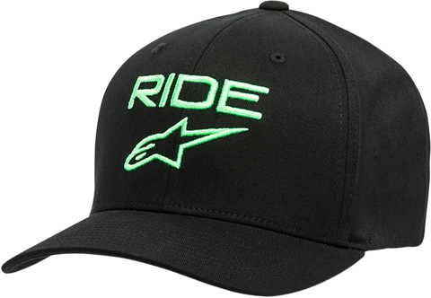 ALPINESTARS Ride 2.0 Hat - Black/Green - Small/Medium 1019811141060SM