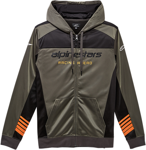 ALPINESTARS Session II Zip-Up Hoodie - Charcoal/Black - XL 1230531001810XL