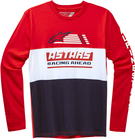 ALPINESTARS Rivalry Long-Sleeve T-Shirt - Red - Large 12307400030L