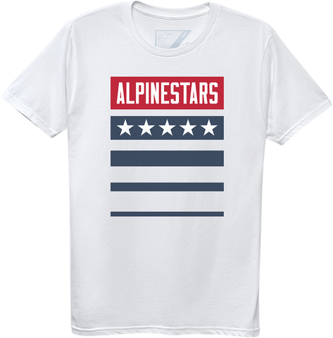 ALPINESTARS National T-Shirt - White - XL 12307210420XL