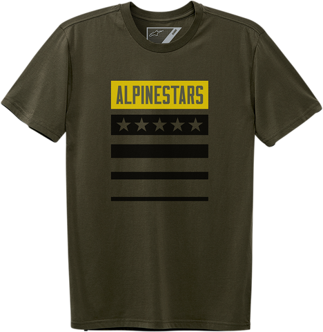 ALPINESTARS National T-Shirt - Military Green - Large 123072104690L