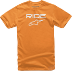 ALPINESTARS Youth Ride 2.0 T-Shirt - Orange/White - Large 3038720104020L