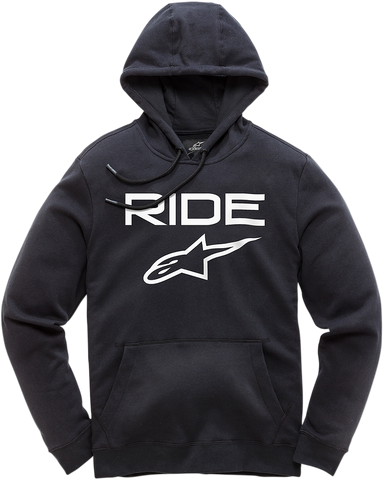 ALPINESTARS Ride 2.0 Fleece Hoodie - Black/White - 2XL 11195100010202X