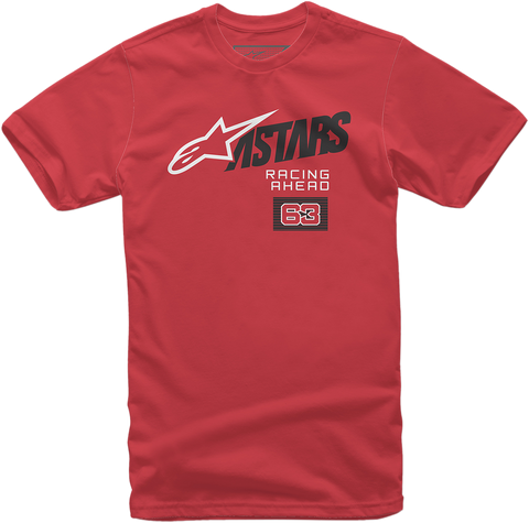ALPINESTARS Title T-Shirt - Red - 2XL 121072000302X