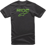 ALPINESTARS Ride 2.0 T-Shirt - Black/Green - Medium 1038720001060M