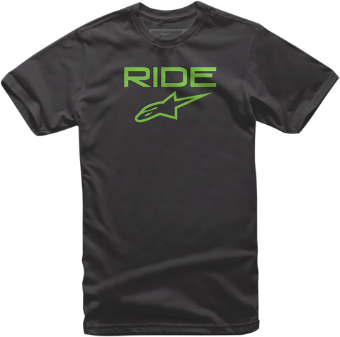 ALPINESTARS Ride 2.0 T-Shirt - Black/Green - Medium 1038720001060M