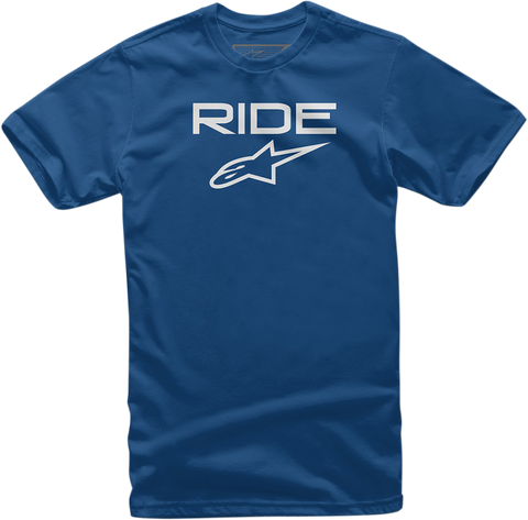 ALPINESTARS Ride 2.0 T-Shirt - Blue/White - Medium 1038720007920M