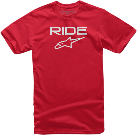 ALPINESTARS Youth Ride 2.0 T-Shirt - Red/White - Medium 3038720103020M
