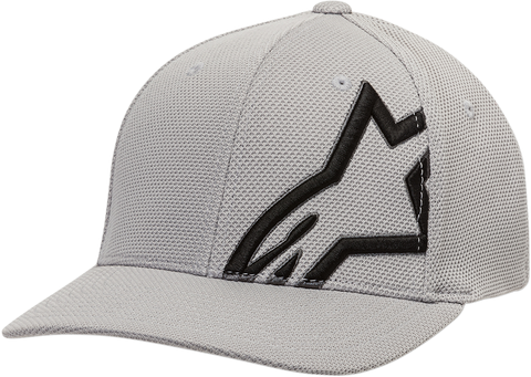 ALPINESTARS Corporate Stretch Mesh Hat - Silver/Black - Large/XL 1019811041900LX