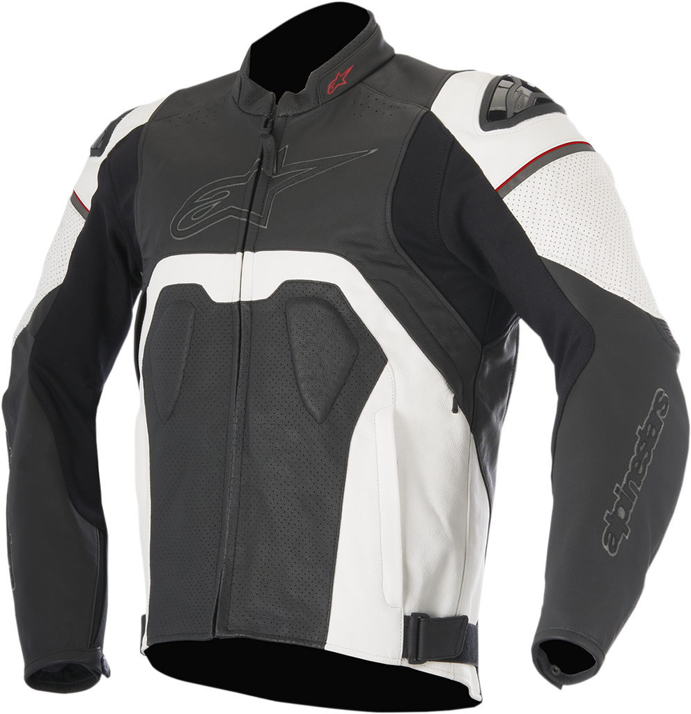 ALPINESTARS Core Airflow Leather Jacket - Black/White - US 44 / EU 54 –  Cascade Tire u0026 Racing Services