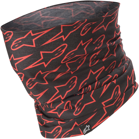 ALPINESTARS Neck Tube -Astars - Black/Red 4759319-1030
