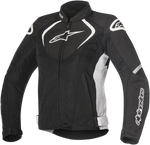 ALPINESTARS Stella T-Jaws Waterproof Jacket - Black/White - Medium 3211017-12-M