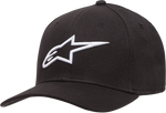 ALPINESTARS Ageless Hat - Curved Bll - Black/White - Small/Medium 1017810101020SM