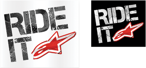 ALPINESTARS RIDE IT Decal - 4" - 30 Pack 1012-940201030
