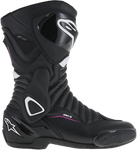 ALPINESTARS Stella SMX-6 v2 Drystar? Boots - Black/White/Pink - US 7 / EU 38 2243117-1239-38