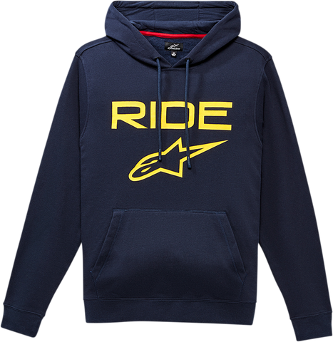 ALPINESTARS Ride 2.0 Hoodie - Navy/Yellow - Large 119510007050L
