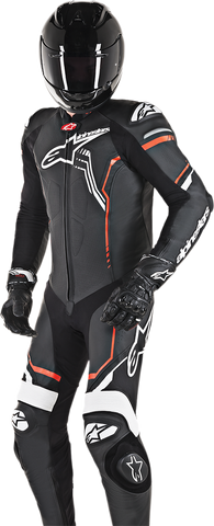 ALPINESTARS GP Plus v2 1-Piece Leather Suit - Black/Red - US 40 / EU 50 3150518-1231-50