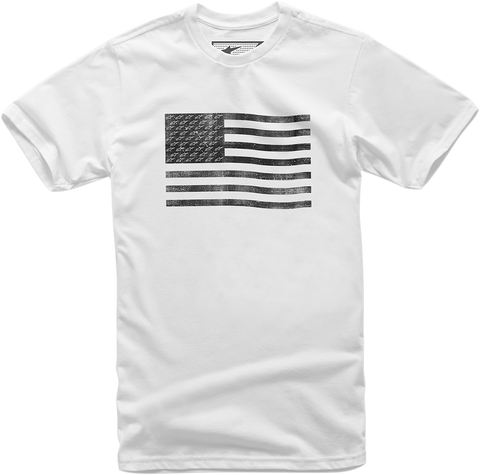ALPINESTARS Flag T-Shirt - White - 2XL 121072026202X