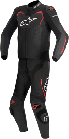 ALPINESTARS GP Pro 2-Piece Leather Suit - Black/Red - US 36 / EU 46 3165016-13-46
