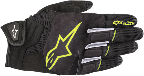 ALPINESTARS Atom Gloves - Black/Yellow - 3XL 3574018-155-3X