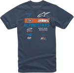 ALPINESTARS Sponsored T-Shirt - Navy - 2XL 121072002702X