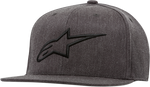 ALPINESTARS Ageless Hat - Flat Bill - Charcoal/Black - Small/Medium 1035810151910SM