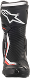 ALPINESTARS SMX+ Boots - Black/White/Red Fluorescent - US 5 / EU 38 2221019-1231-38