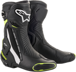 ALPINESTARS SMX+ Boots - Black/White/Yellow Fluorescent - US 5 / EU 38 2221019-125-38