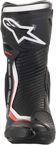 ALPINESTARS SMX+ Boots - Black/White/Red Fluorescent - US 10.5 / EU 45 2221019-1231-45