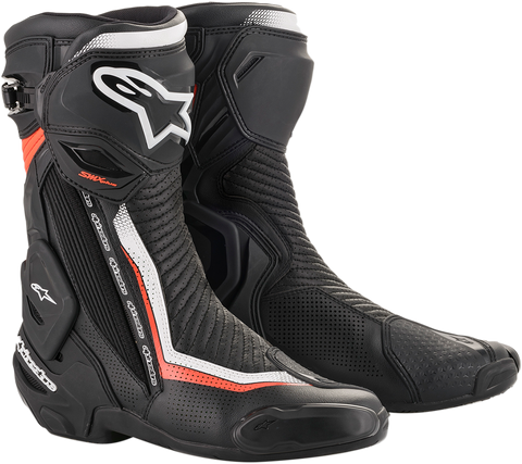 ALPINESTARS SMX+ Vented Boots - Black/White/Red - US 9.5 / EU 44 2221119-1231-44