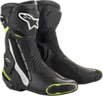 ALPINESTARS SMX+ Vented Boots - Black/White/Yellow - US 12.5 / EU 48 2221119-125-48