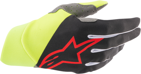 ALPINESTARS Dune Gloves - Black/Yellow/Red - 2XL 3562521-1533-2X