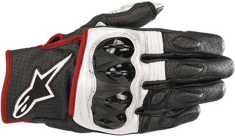 ALPINESTARS Celer V2 Gloves - Black/White/Red - Small 3567018-1231-S