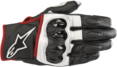 ALPINESTARS Celer V2 Gloves - Black/White/Red - 2XL 3567018-1231-2X