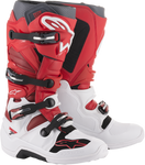 ALPINESTARS Tech 7 Boots - White/Red - US 8 201201420338