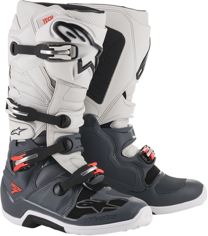 ALPINESTARS Tech 7 Boots - Gray/White - US 11 201201493011