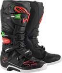 ALPINESTARS Tech 7 Boots - Black/Red/Green - US 14 2012014-1366-14