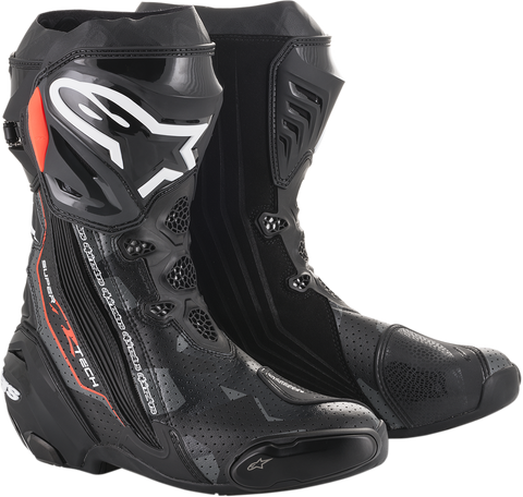 ALPINESTARS Supertech R Boots - Black/Gray/Red - US 12 / EU 47 2220015-1052-47