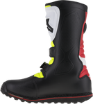 ALPINESTARS Tech-T Boots - White/Red/Yellow Fluorescent/Black - US 7 2004017-2351-7