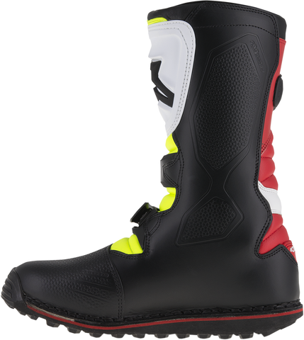 ALPINESTARS Tech-T Boots - White/Red/Yellow Fluorescent/Black - US 9 2004017-2351-9