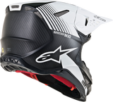 ALPINESTARS Supertech M10 Helmet - Dyno - MIPS - Black/White - Medium 8301119-1301-MD